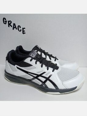 Asics - Upcourt 3's - White and Black Men's Athletic Sneakers